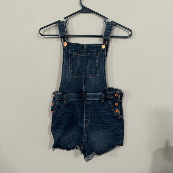 &Denim by H&M Girls Denim Jean Shortalls Overalls Size 14 (14Y+) 14 Years & Up - Picture 1 of 9